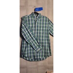 Izod Shirt Men's Size S/P Premium Cotton MULTI-COLOR Long Sleeve